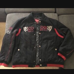 Vintage Coogi Wool bomber Jacket Y2K